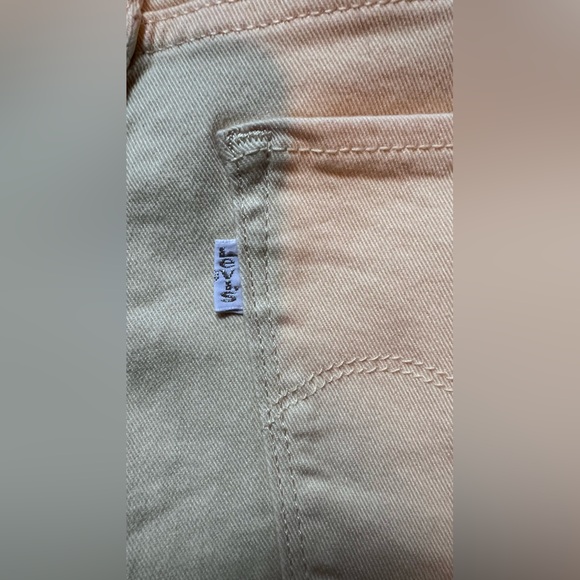 Levi’s 721 high rise skinny jeans yellow - Picture 6 of 9